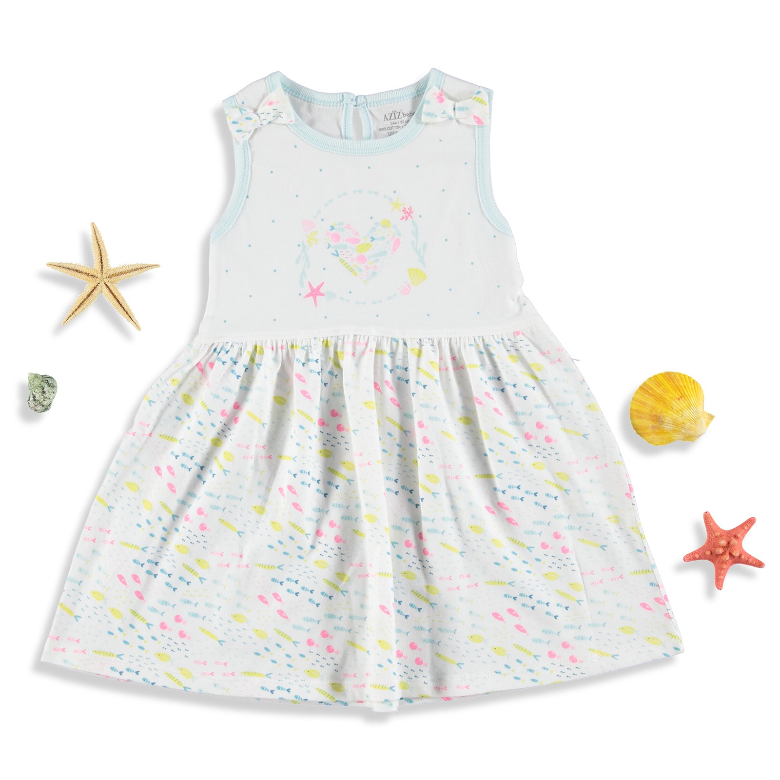Aziz Bebe Strawberry Baby Dress