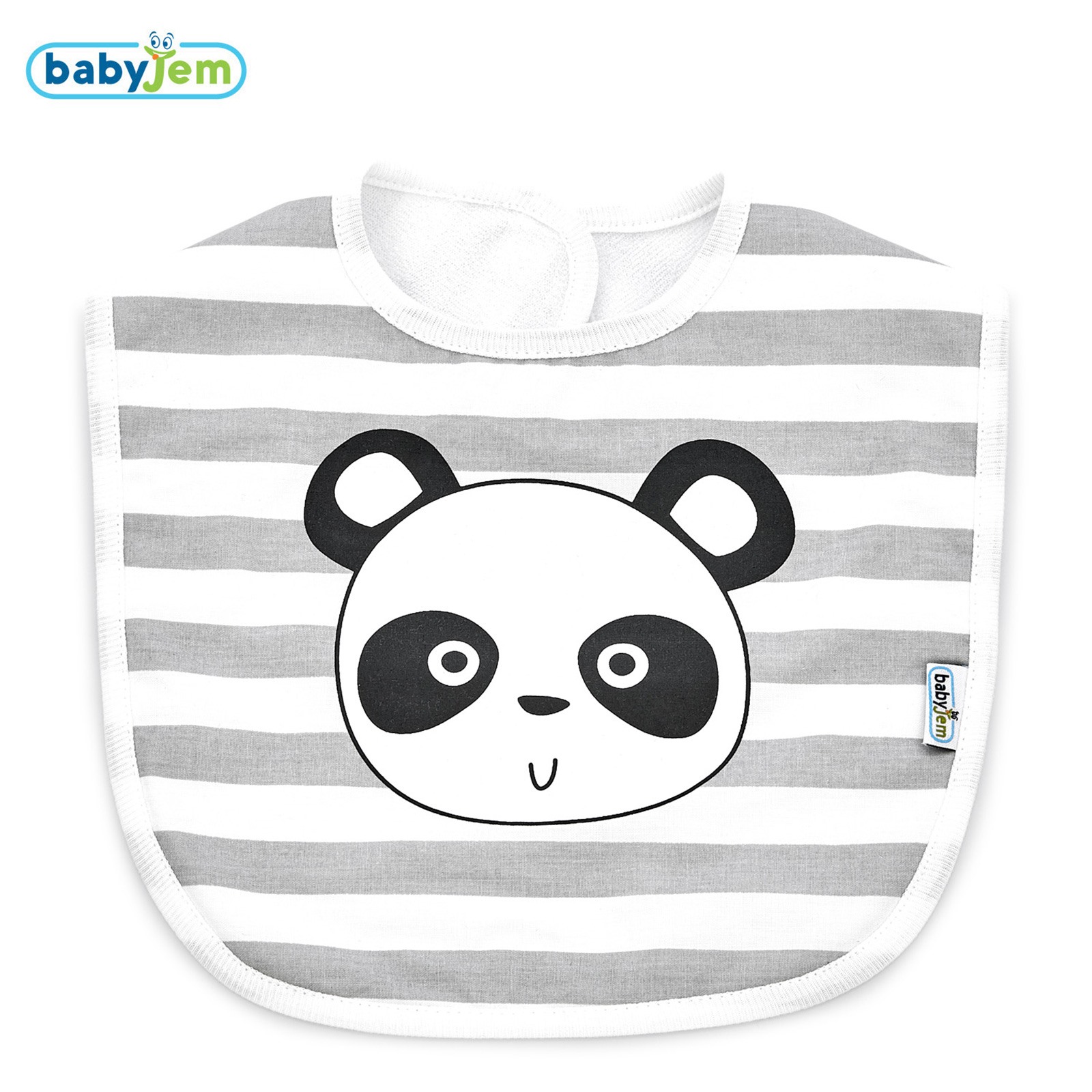 Babyjem Baby Striped Printed Bib