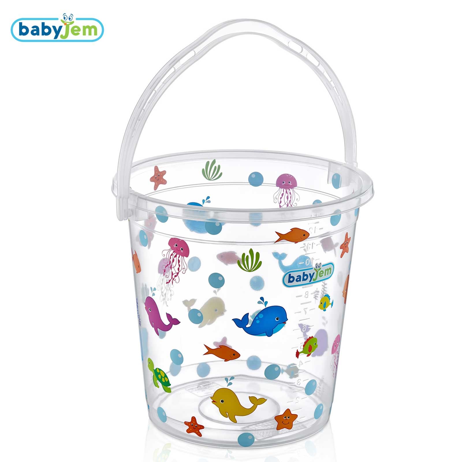Babyjem Clear Plastic Bath Bucket