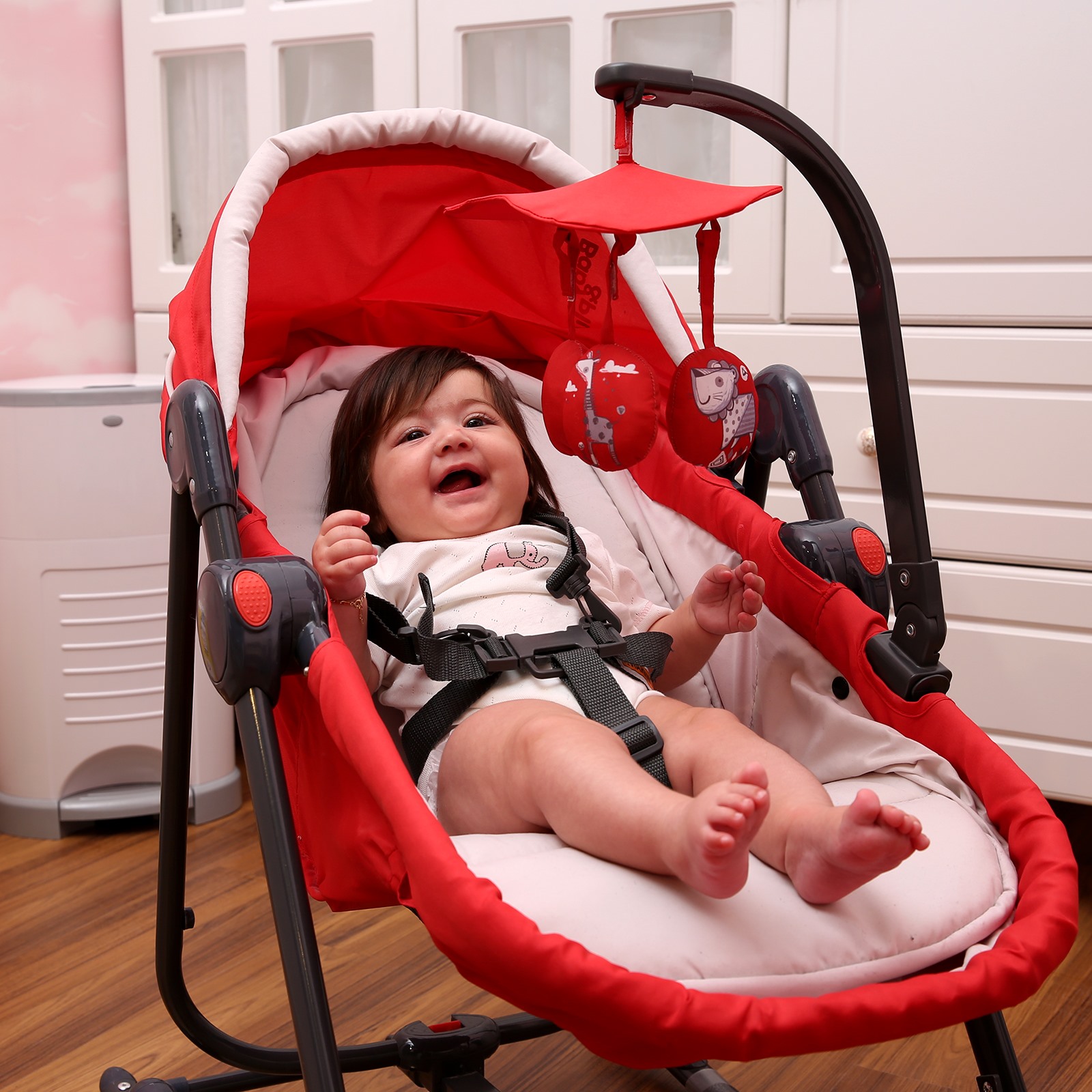 baby&plus 6 Functions Baby Bouncer Chair