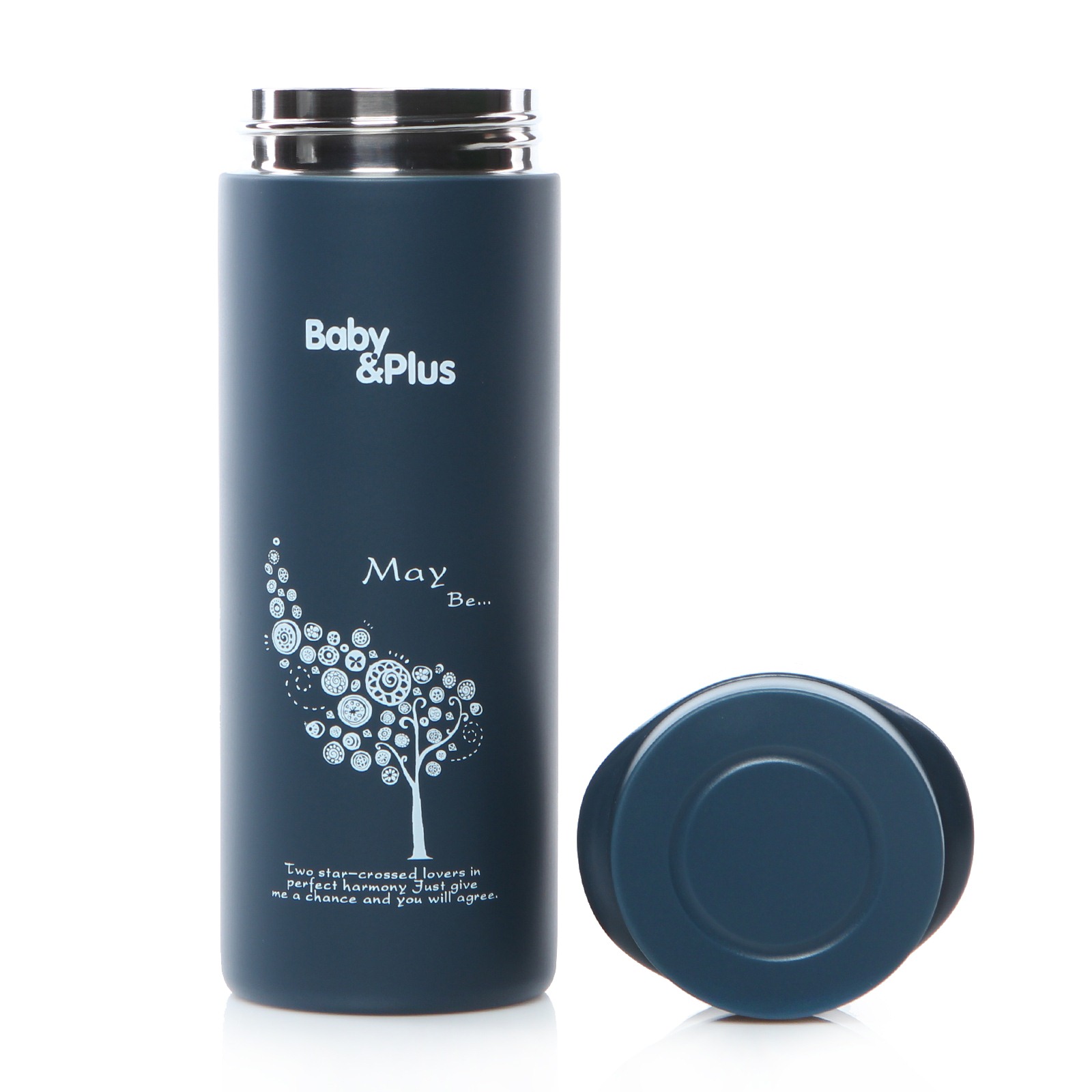 baby&plus Multi-Purpose Stainless Steel Storage Thermos 350 ml