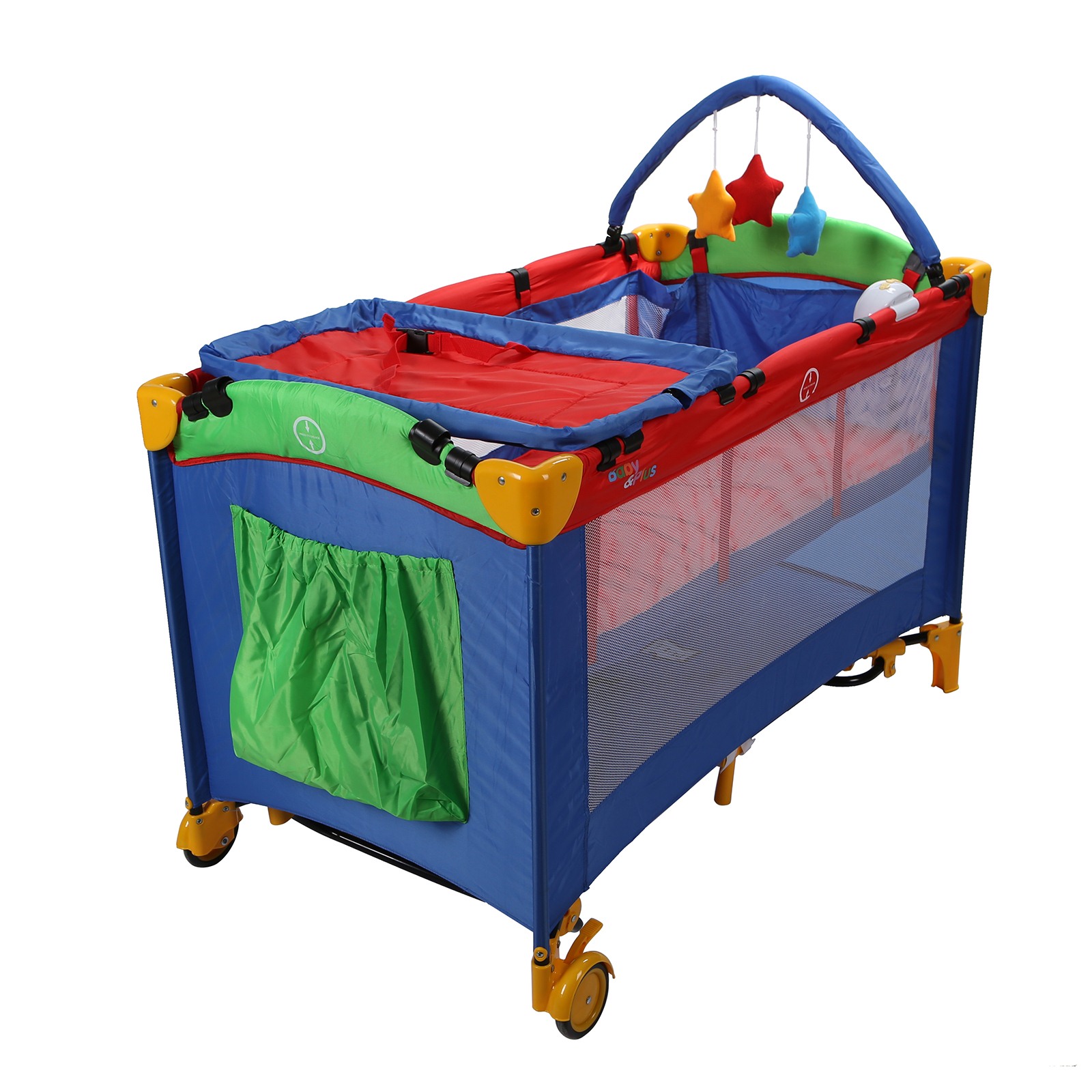 baby&plus Park Portable Foldable Travel Cot Bed