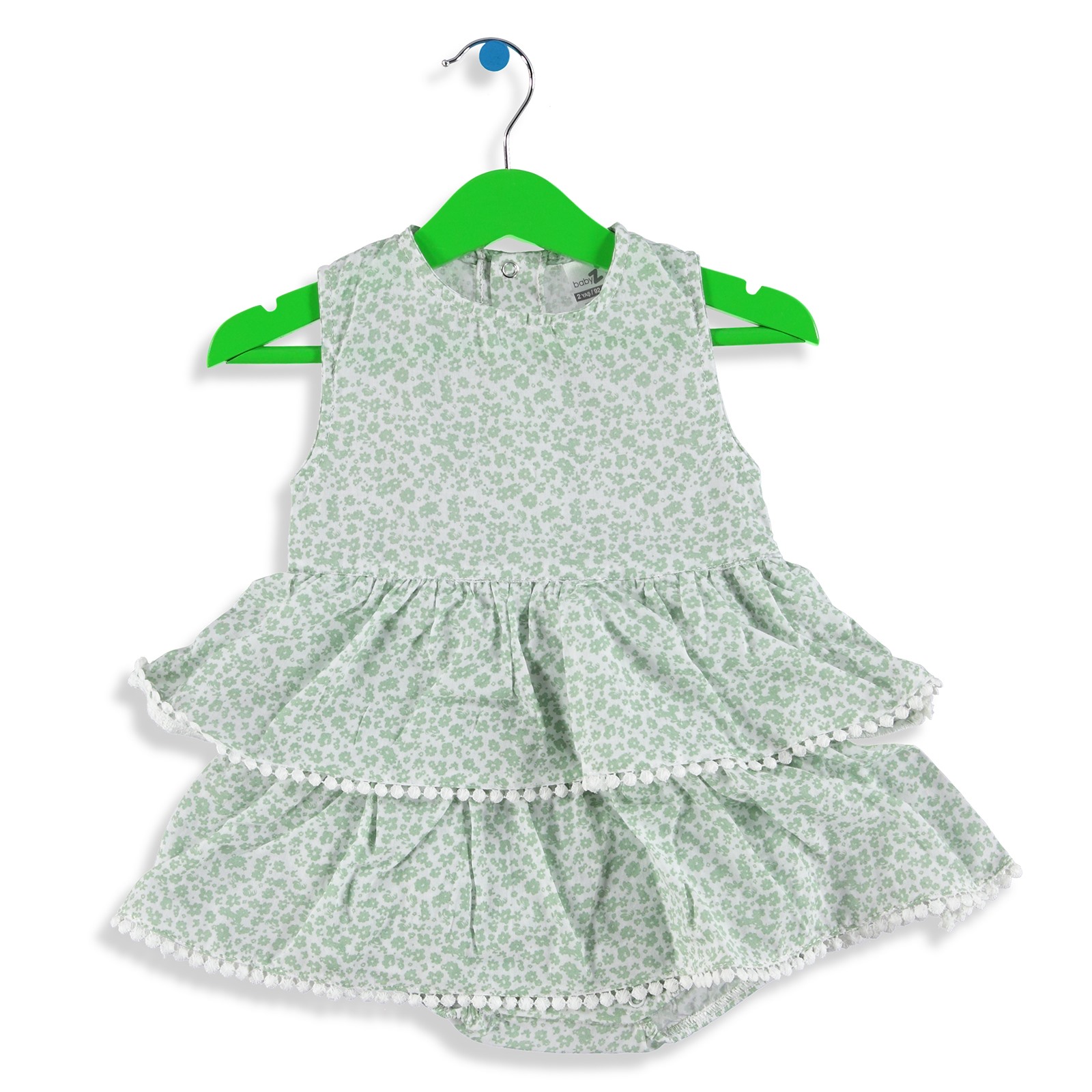 BabyZ Baby Texture Flower Dress Bodysuit