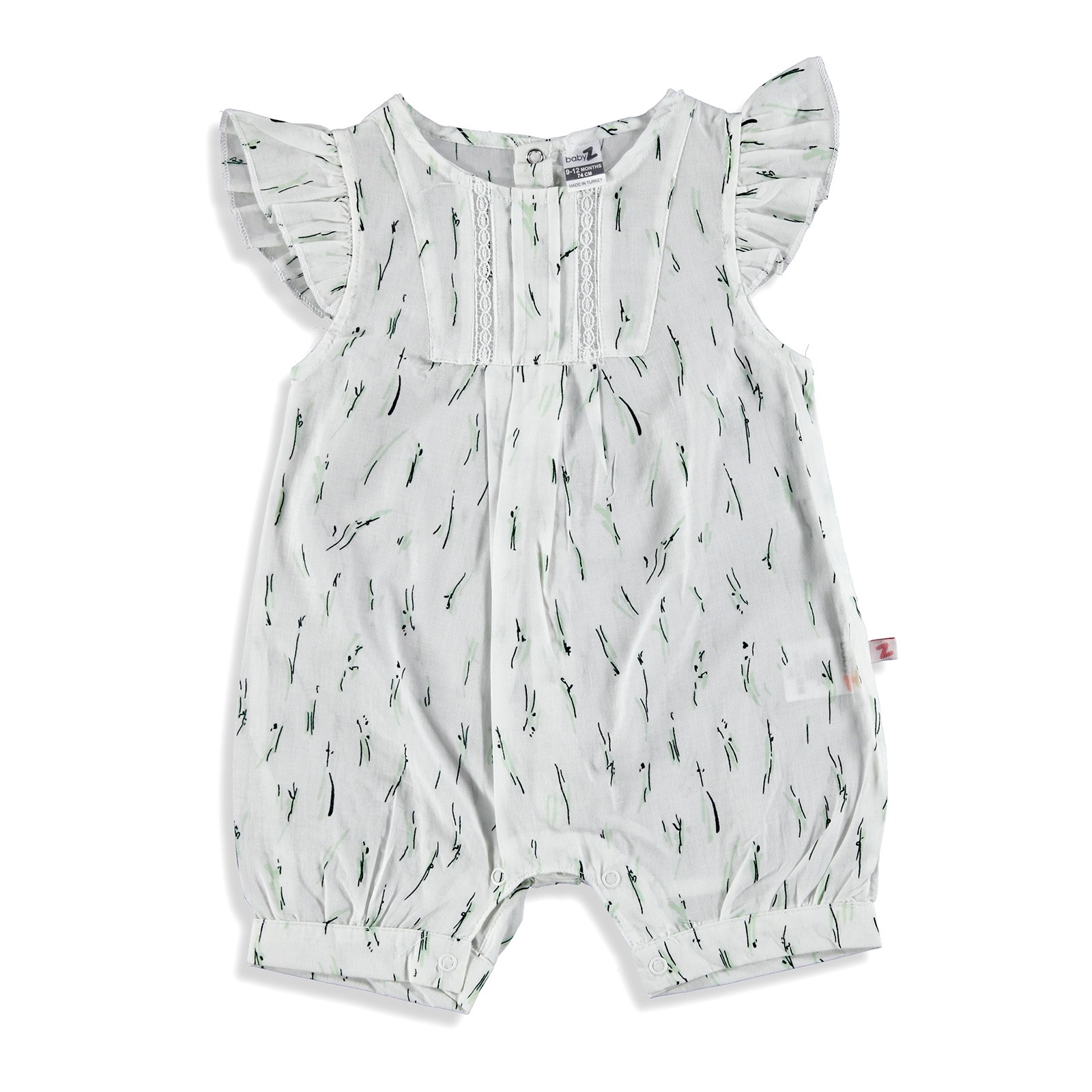 BabyZ Lacy Detailed Bab, Green, 3 Months