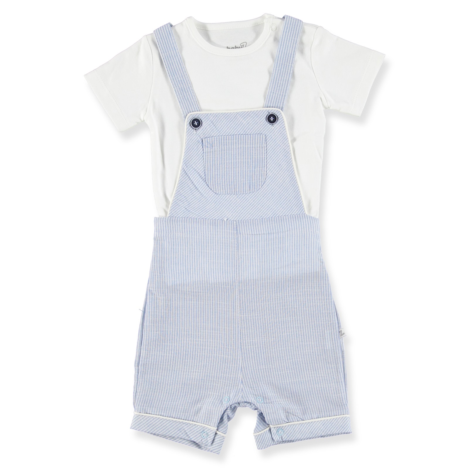 BabyZ Striped Jumpsuit Tshirt