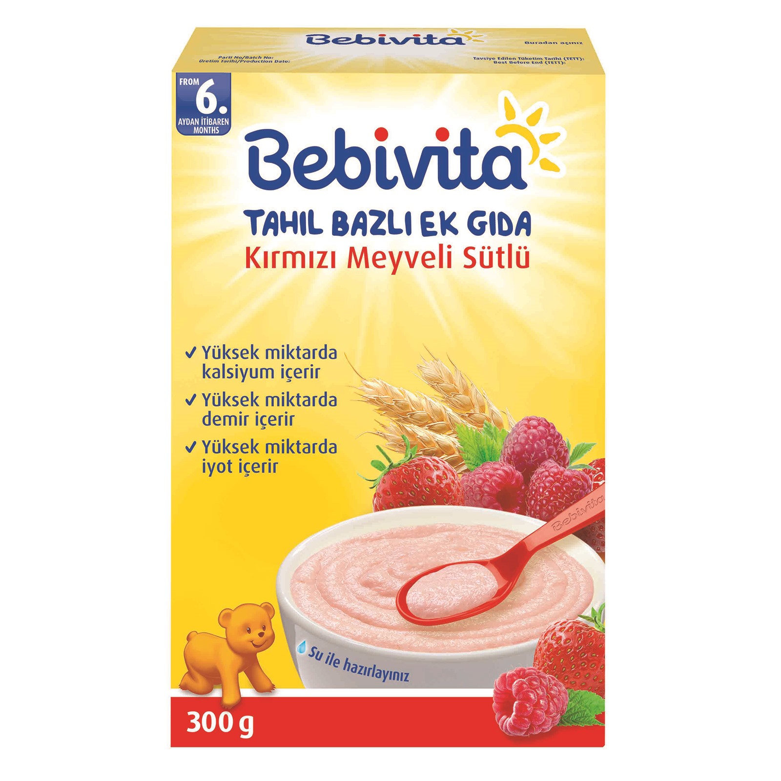 Bebivita BebivitaRed Fruity Supplement Food 300 gr