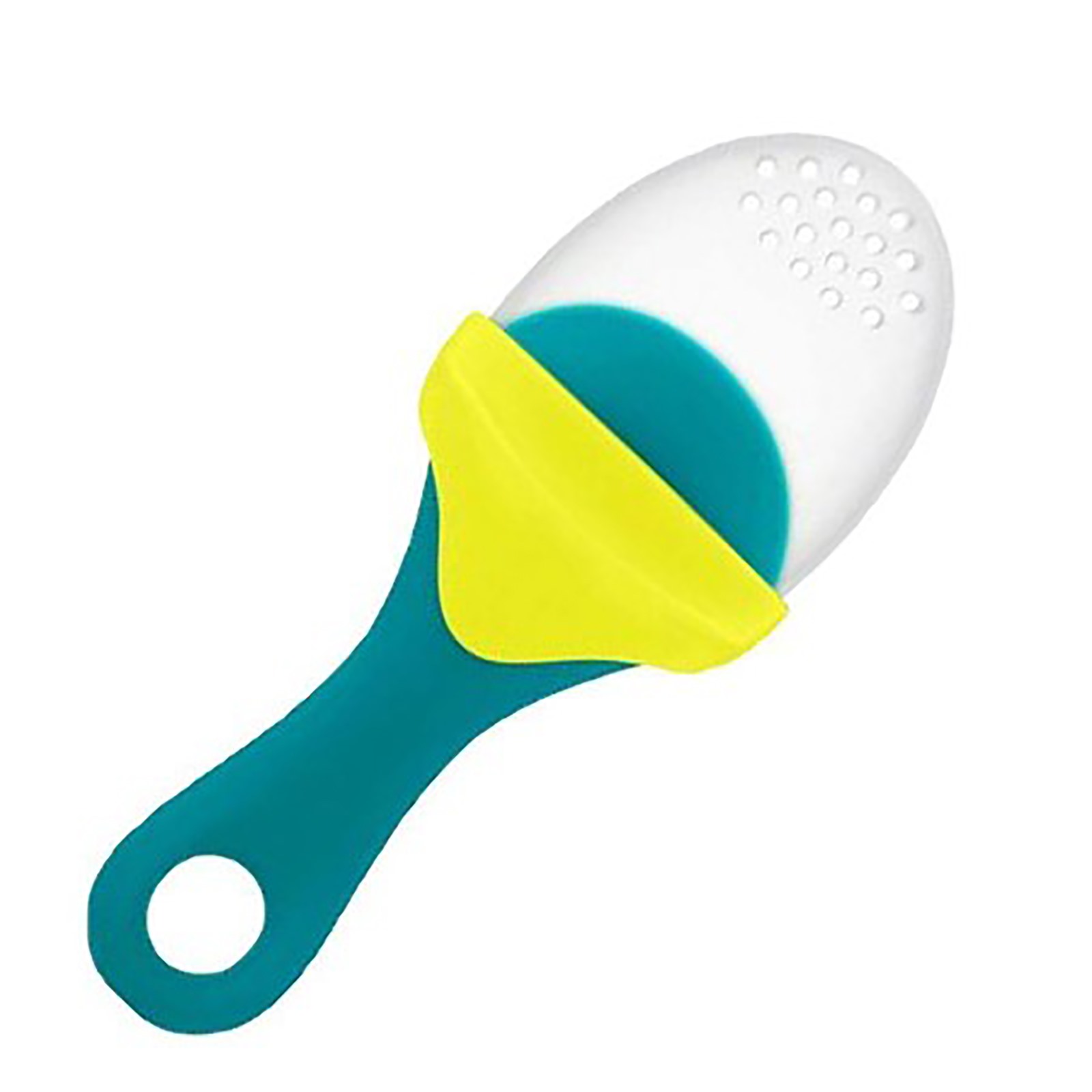 Boon Puree Silicone Fruit Vegetable Pacifier Green