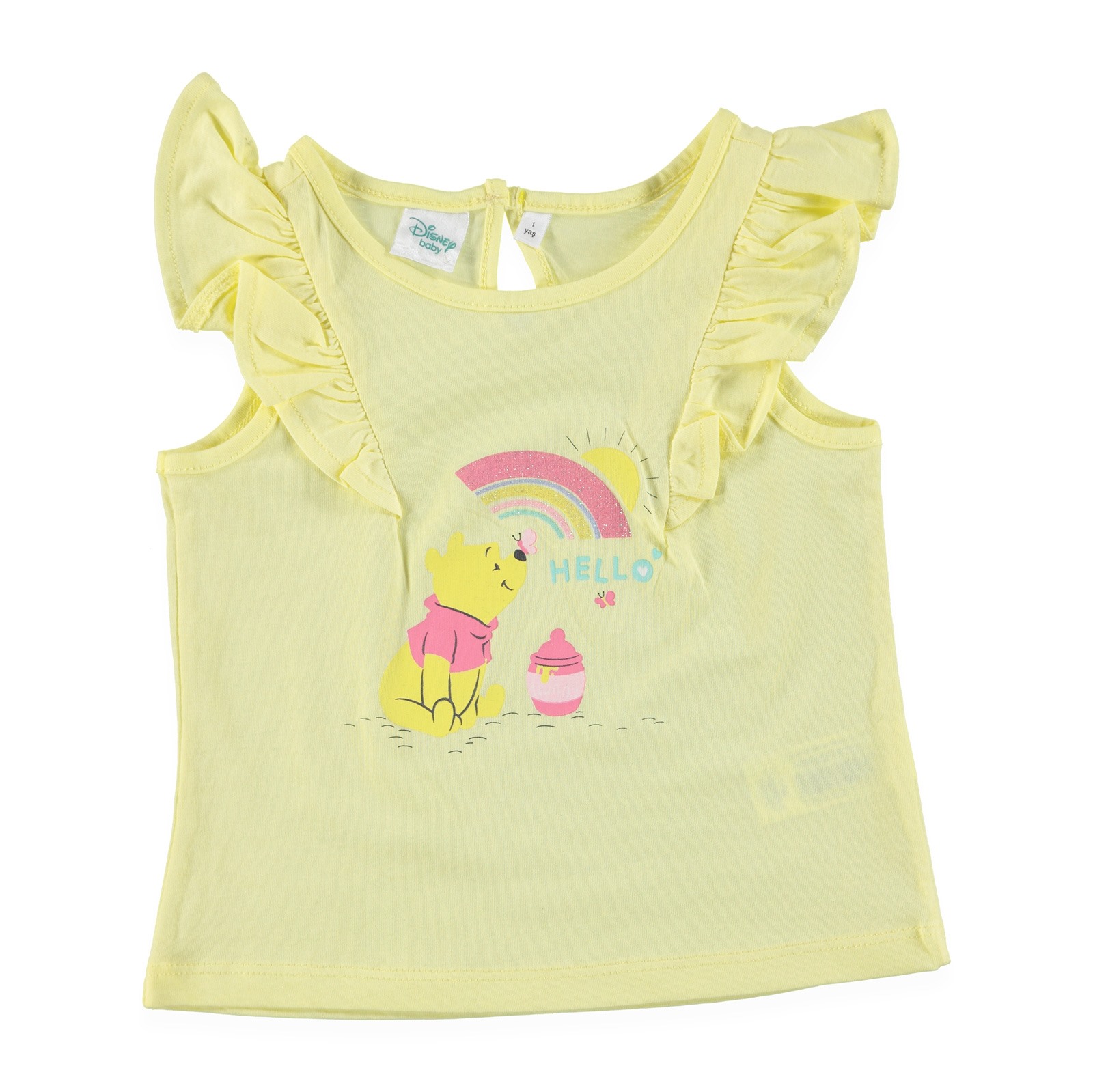 Disney Winnie The Pooh Shoulder Detailed Tshirt