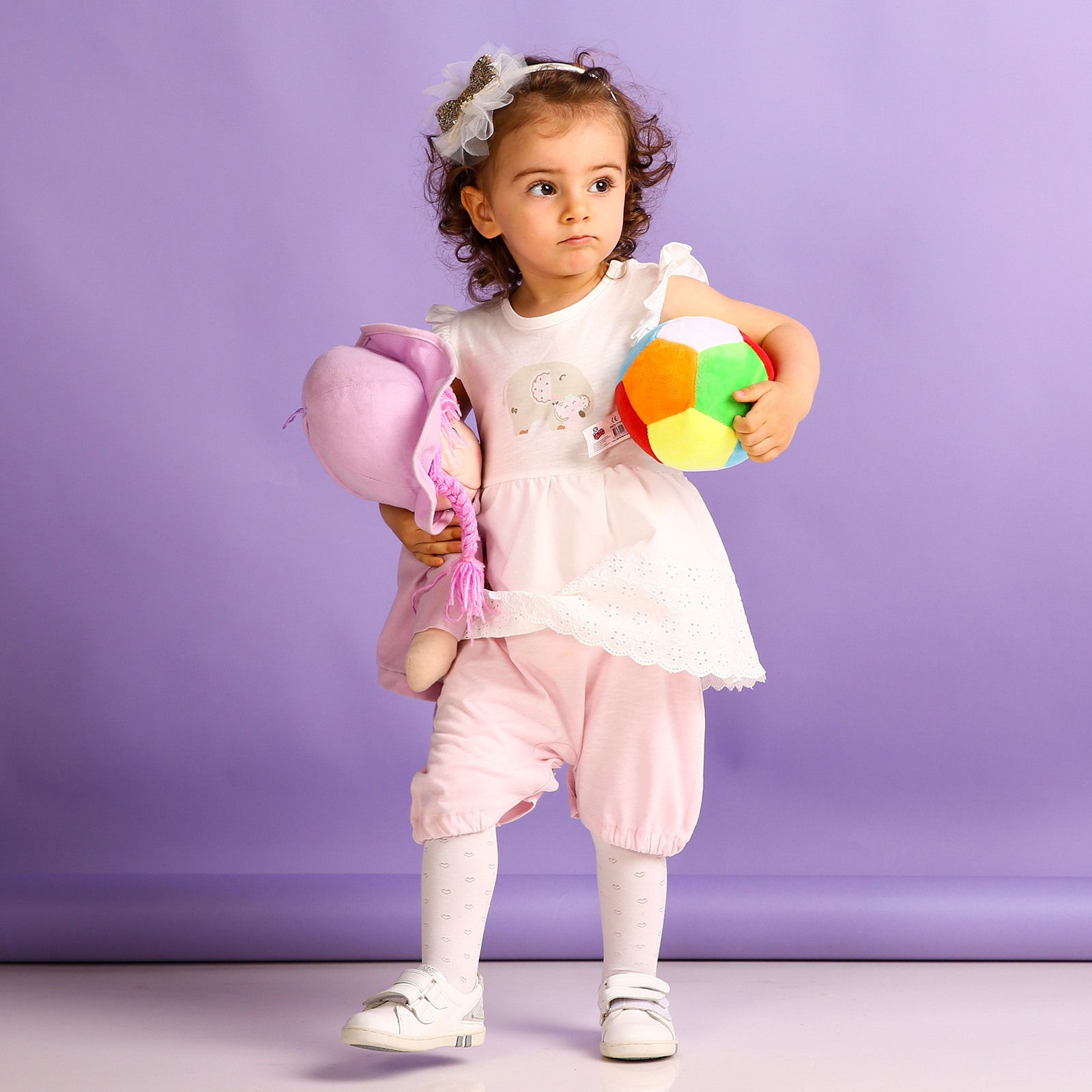 Fisher Price Mom and Me Baby Skirt Detailed Jumpsuit
