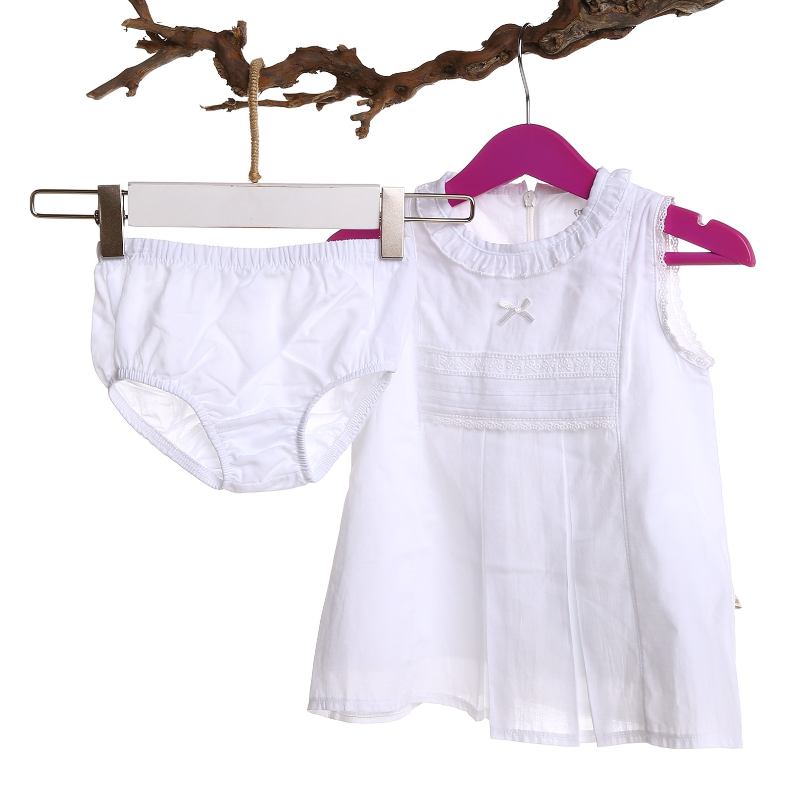 For My Baby Angel Texture Dress with Panty