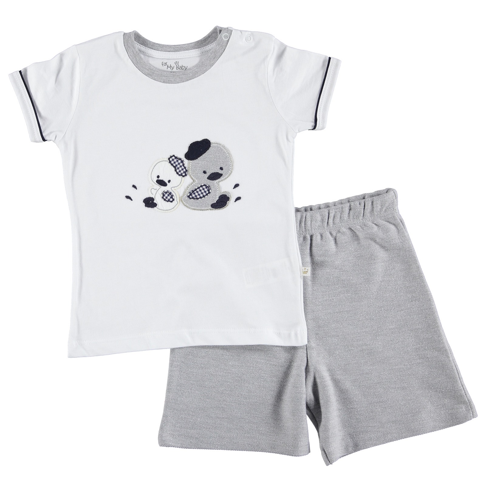 For My Baby Calimero Polo Neck Suprem Tshirt Short