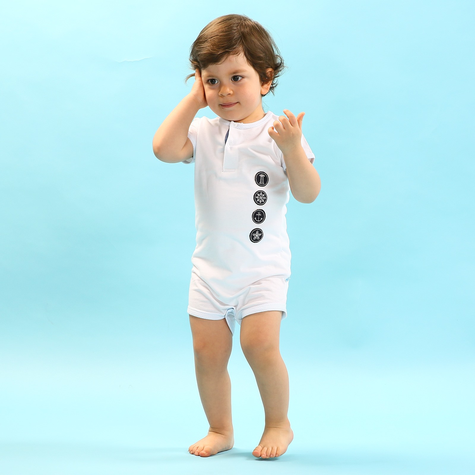 For My Baby Marin Crew Neck Bodysuit