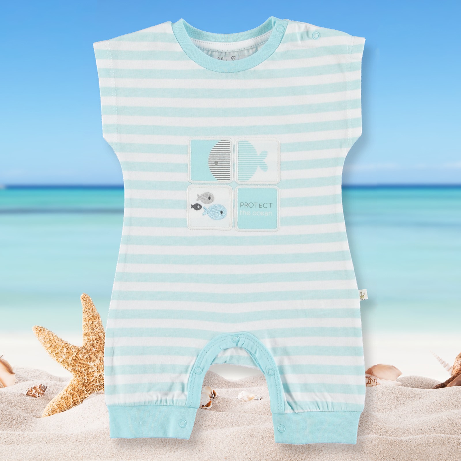 For My Baby Nemo Rib Romper