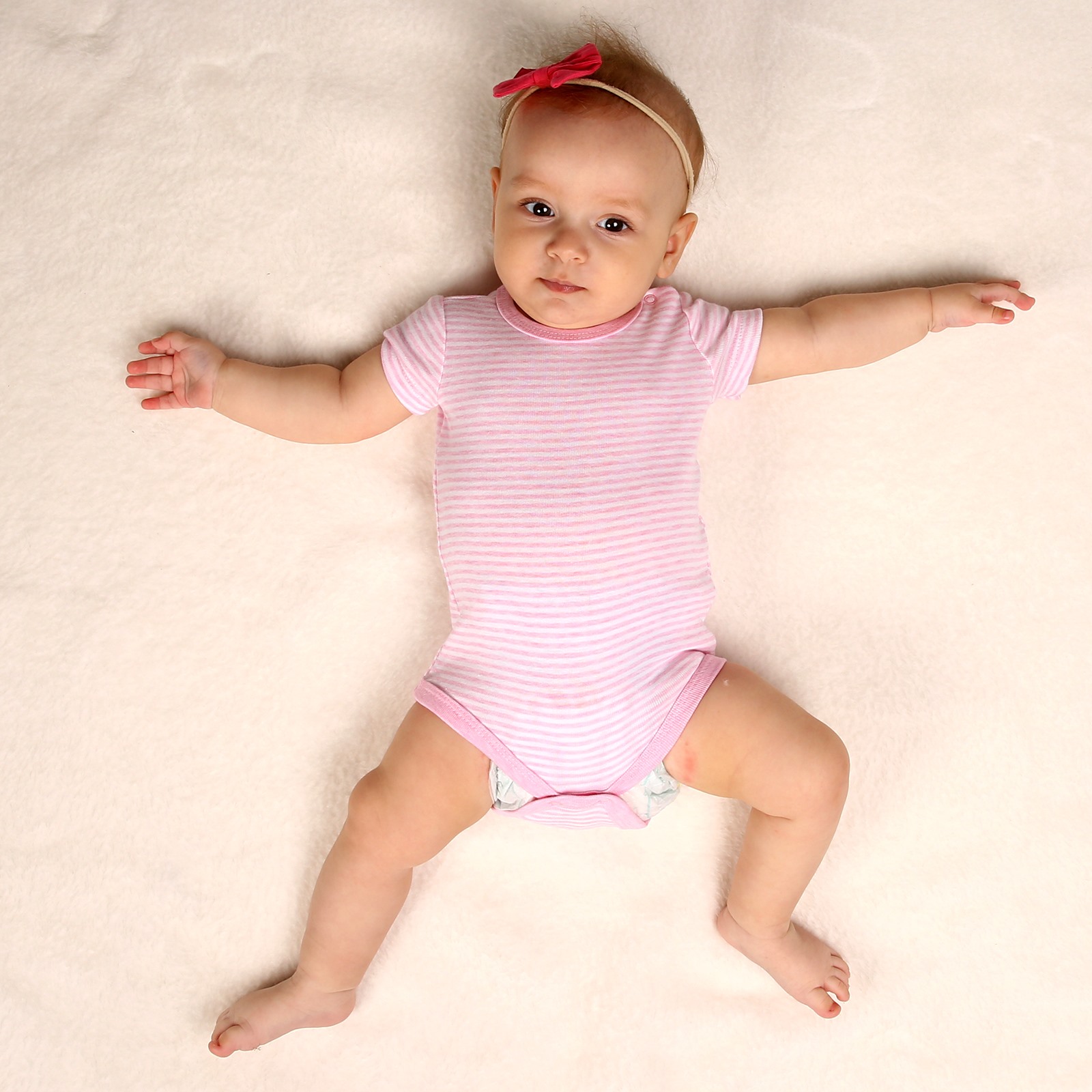 HelloBaby Baby Logo Colored Short Sleeve Bodysuit