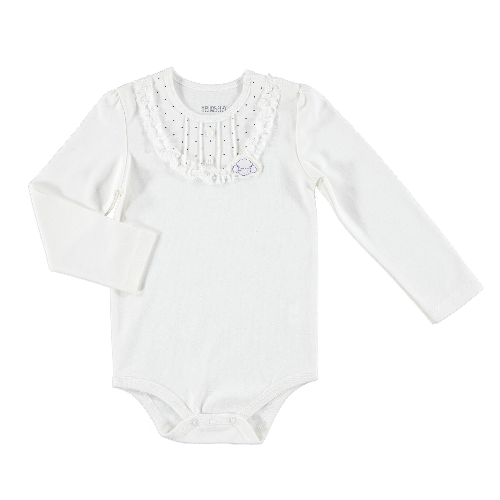 HelloBaby Chic Sheep Baby Long Sleeve Bodysuit