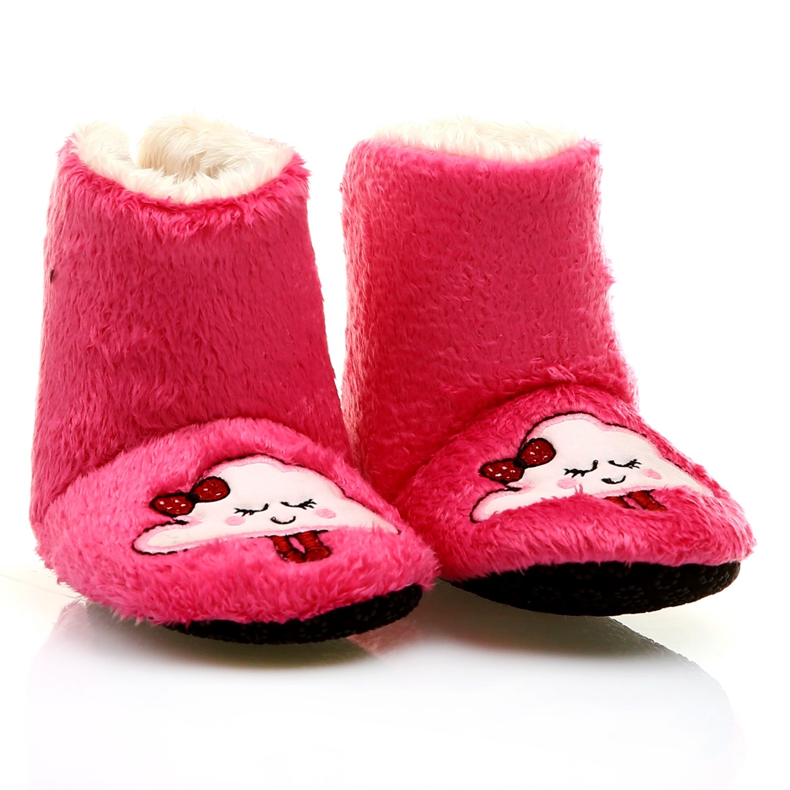 HelloBaby Embroidered Baby Comfortable Home Bootie Shoes
