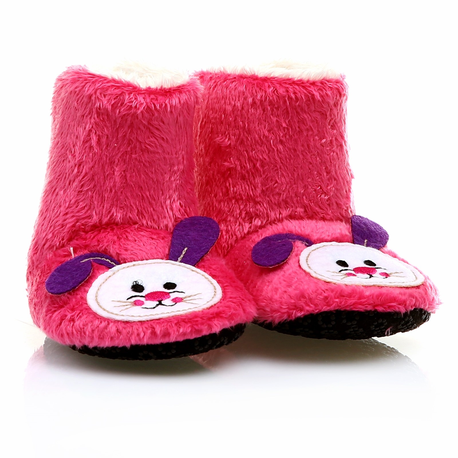 HelloBaby Embroidered Baby Comfortable Home Bootie Shoes
