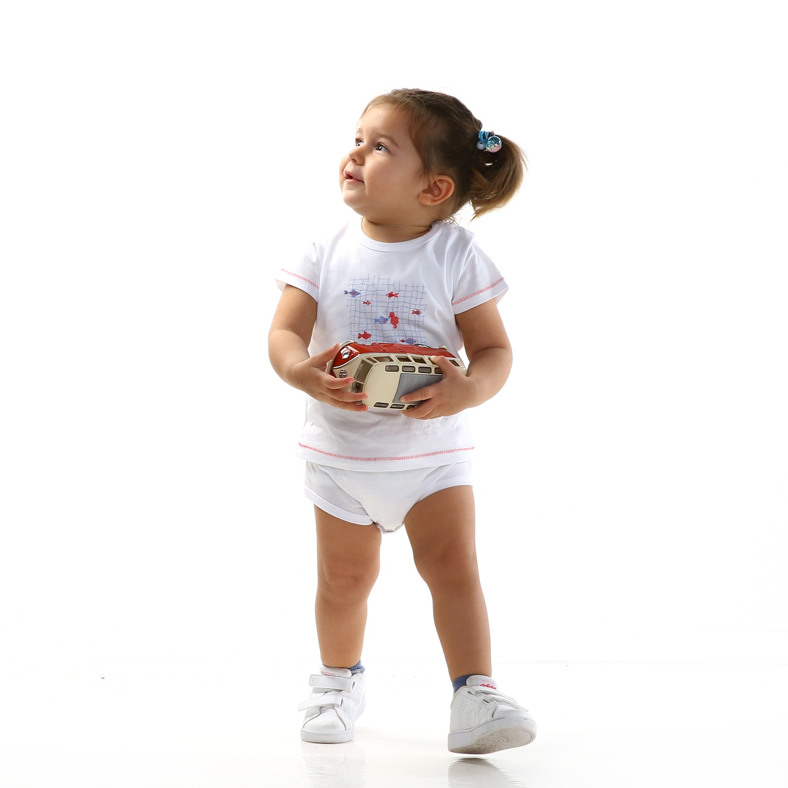 HelloBaby Fish Theme Baby Short Sleeve Bodysuit