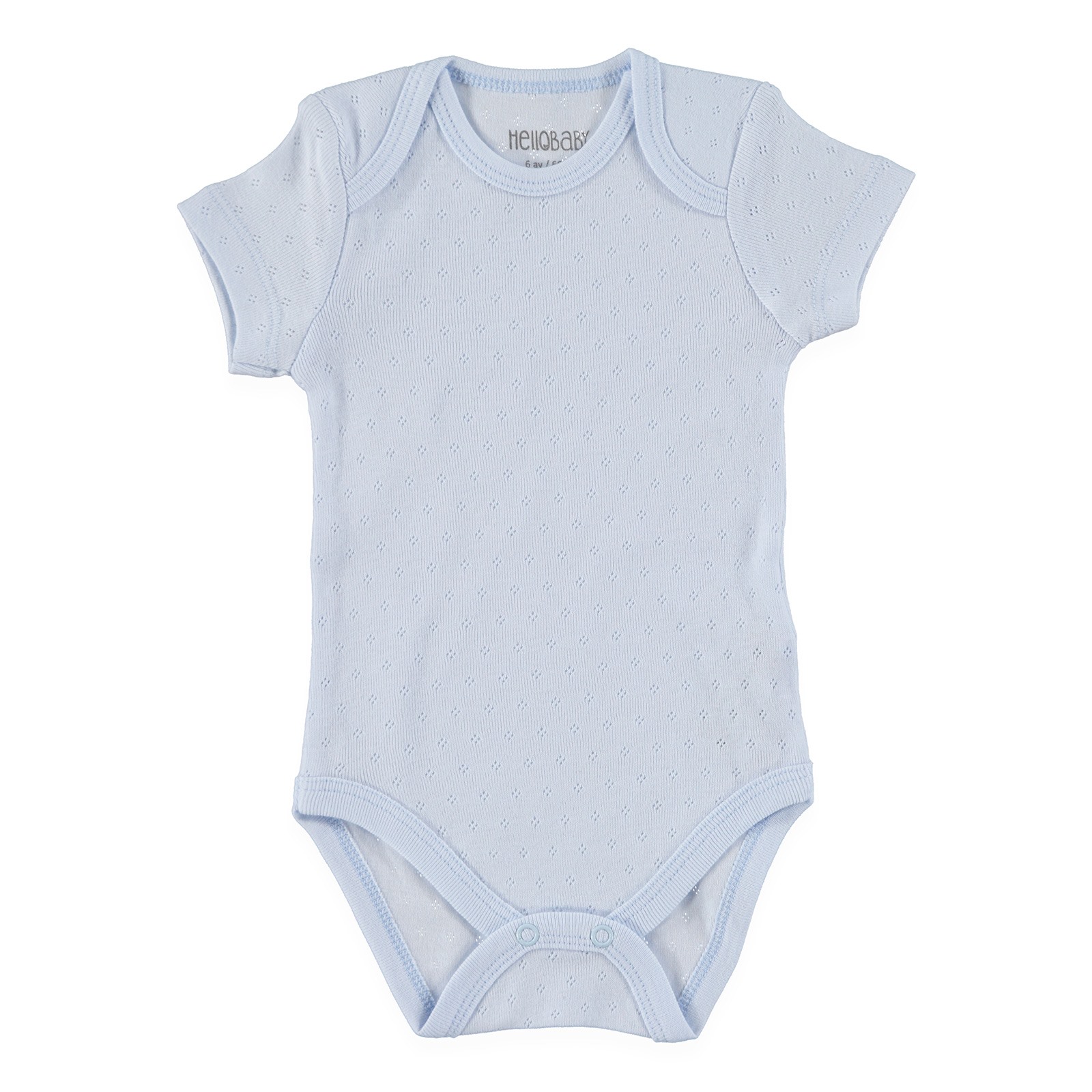 HelloBaby Jacquard Short Sleeve Bodysuit