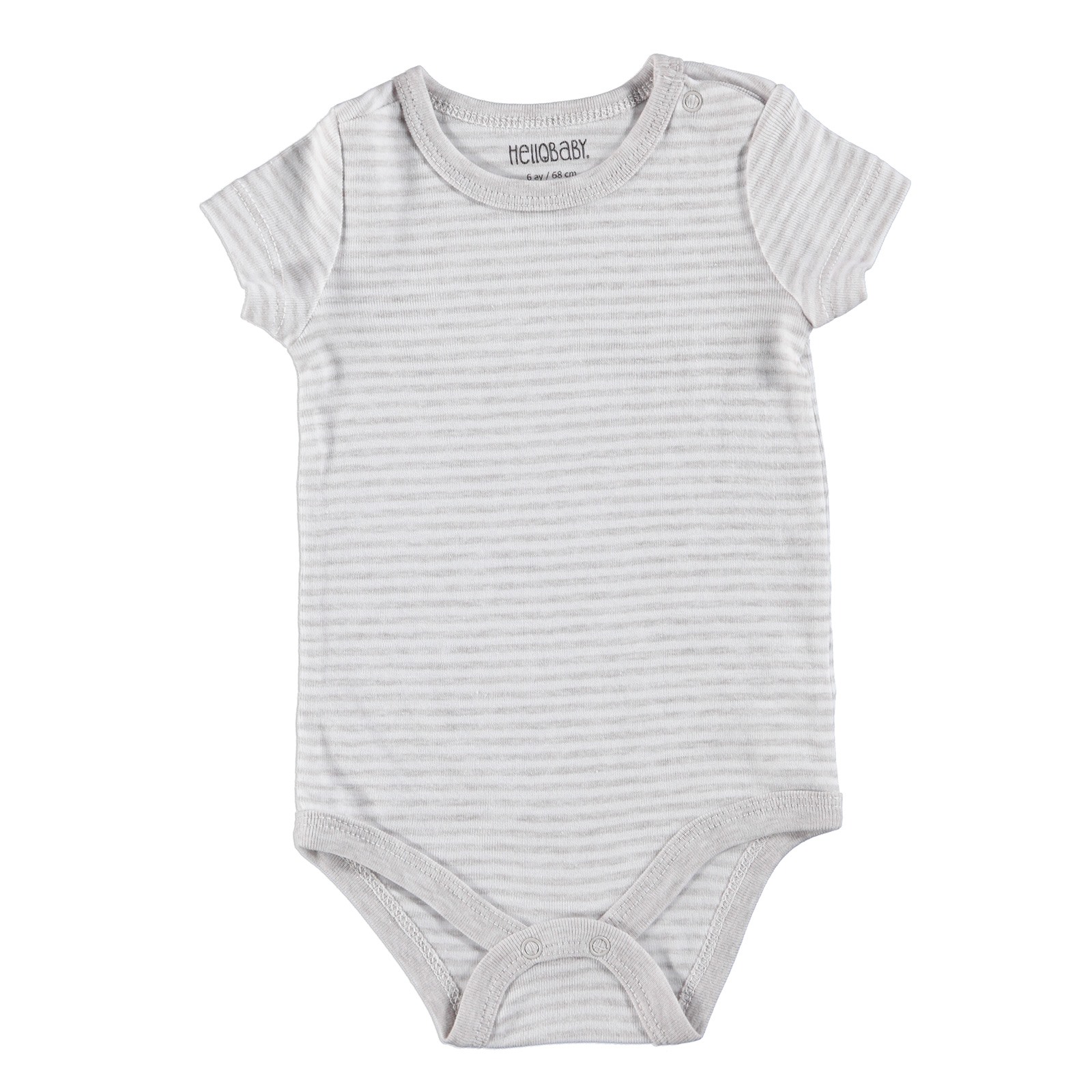 HelloBaby Logo Colored Baby Short Sleeve Bodysuit