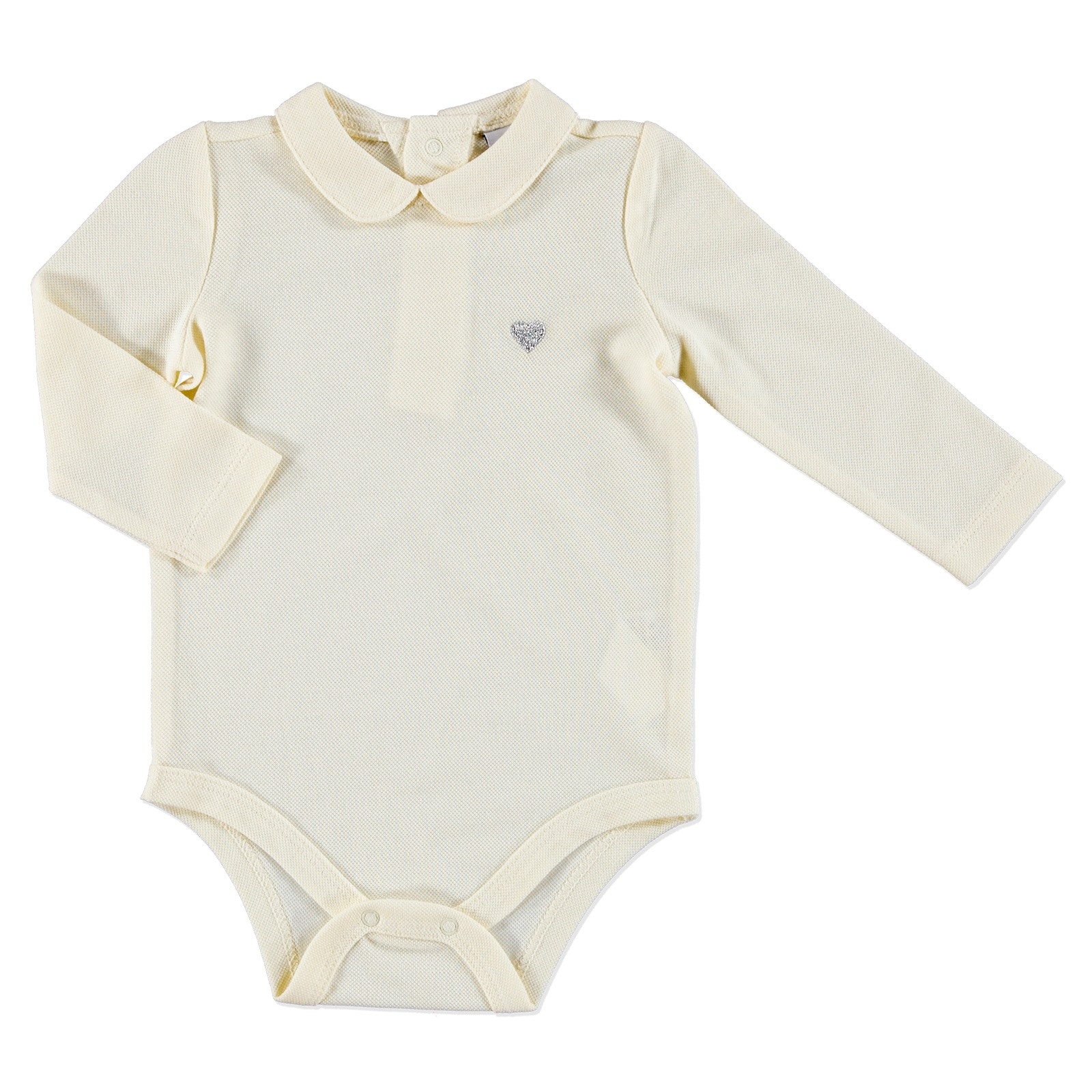 HelloBaby Petter Pan Collar Baby Long Sleeve Bodysuit