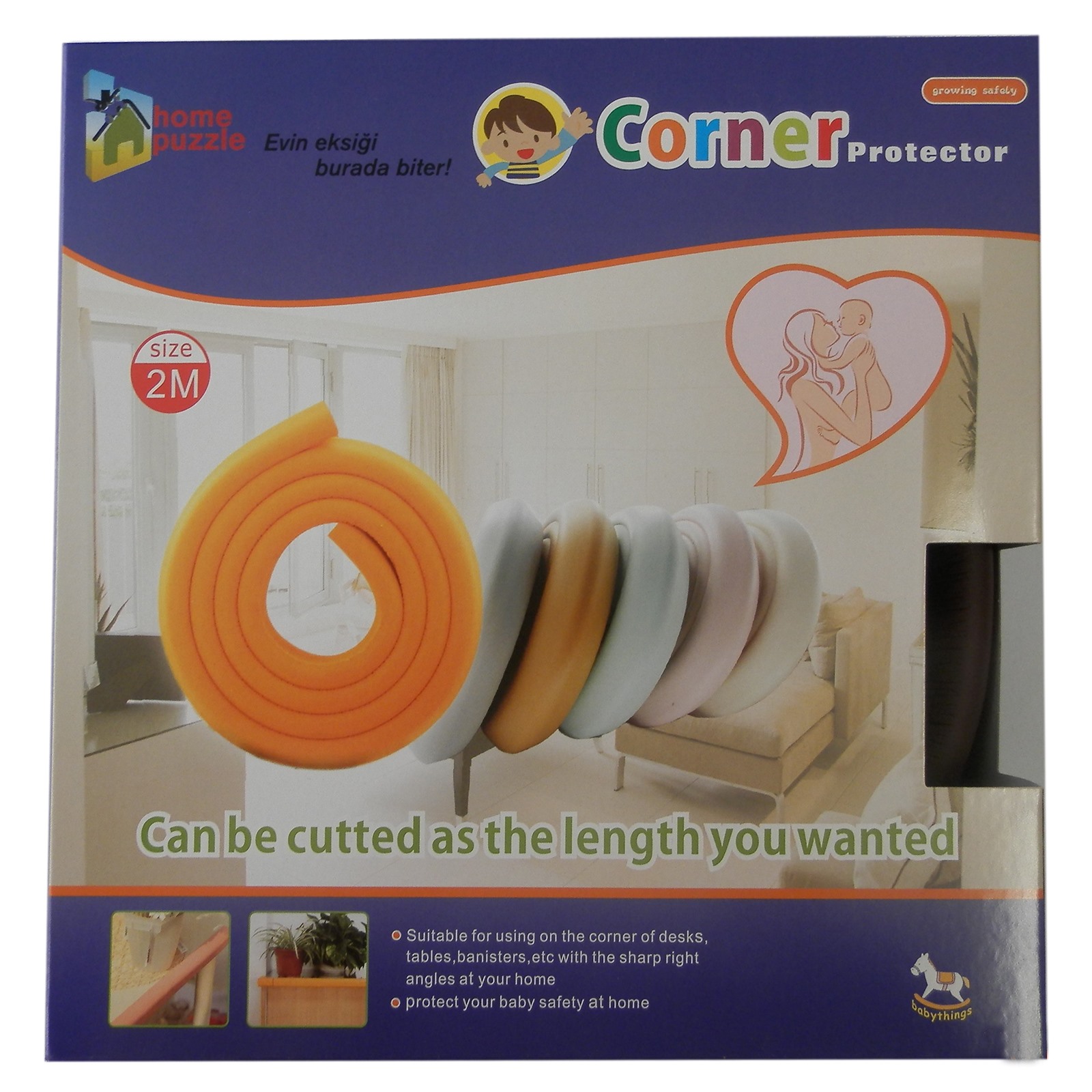 Homepuzzle NBR Soft Edge/Corner Protector 2 mt