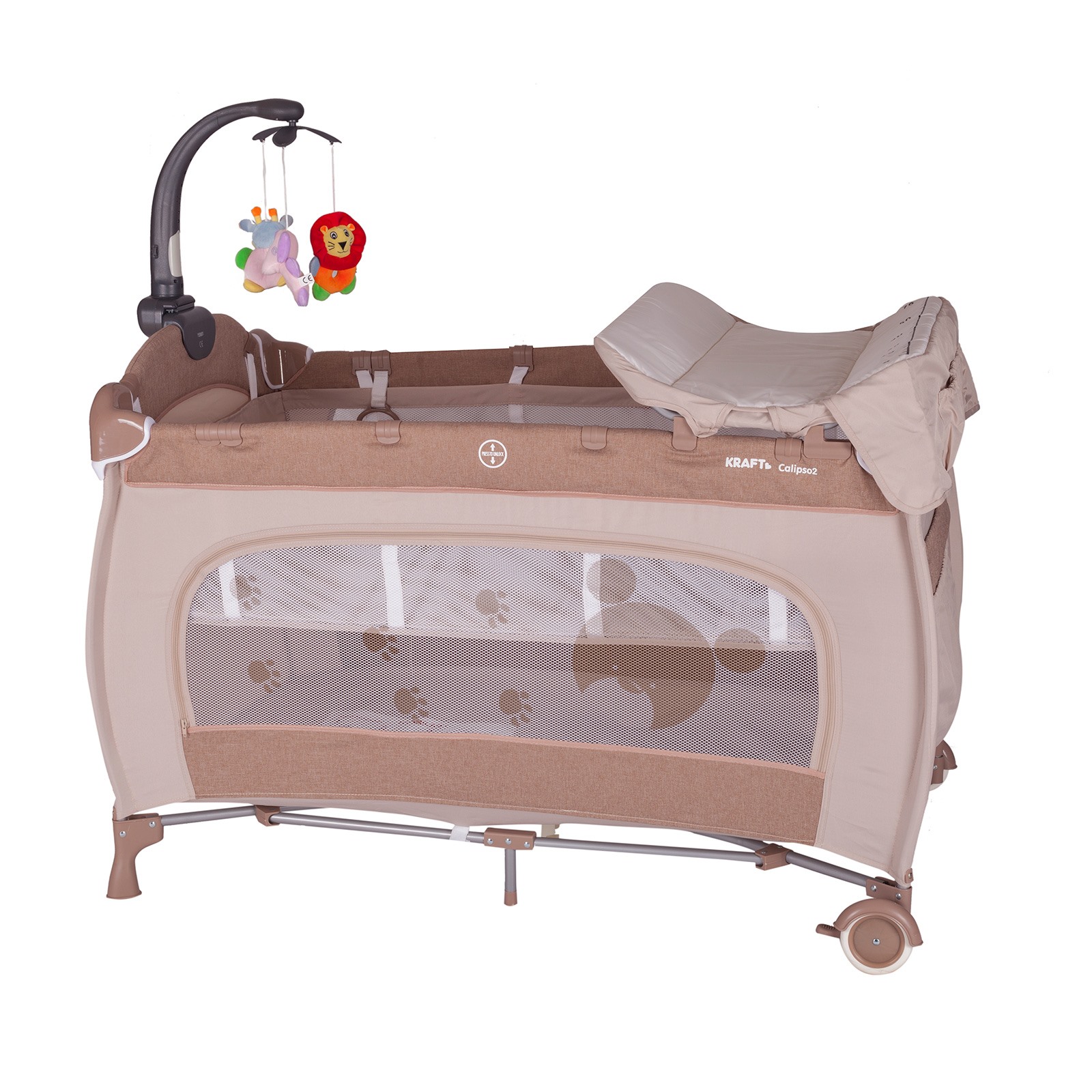 Kraft Calipso2 Travel Cot Bed 70x120 cm