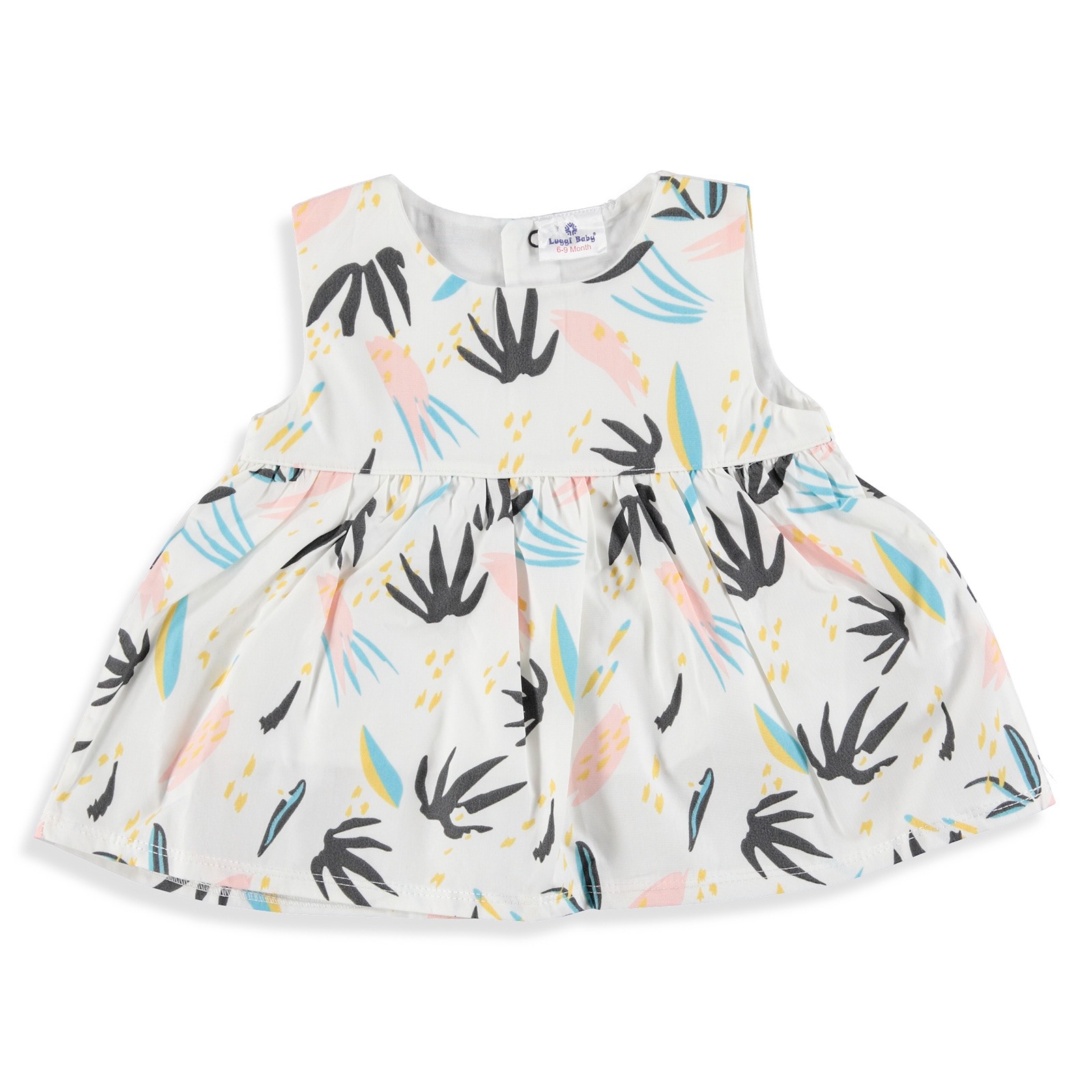 Luggi Leaf Baby Girl Dress