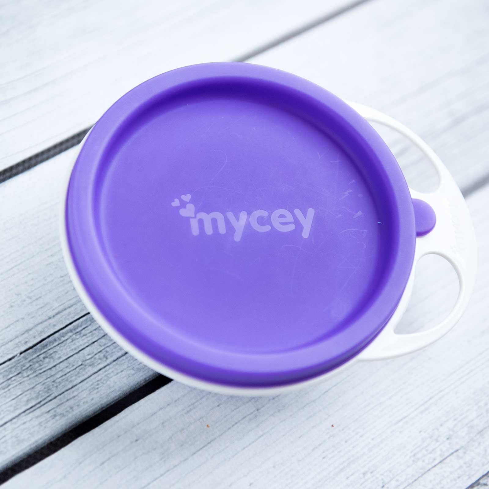 Mycey Baby Covered Food Bowl