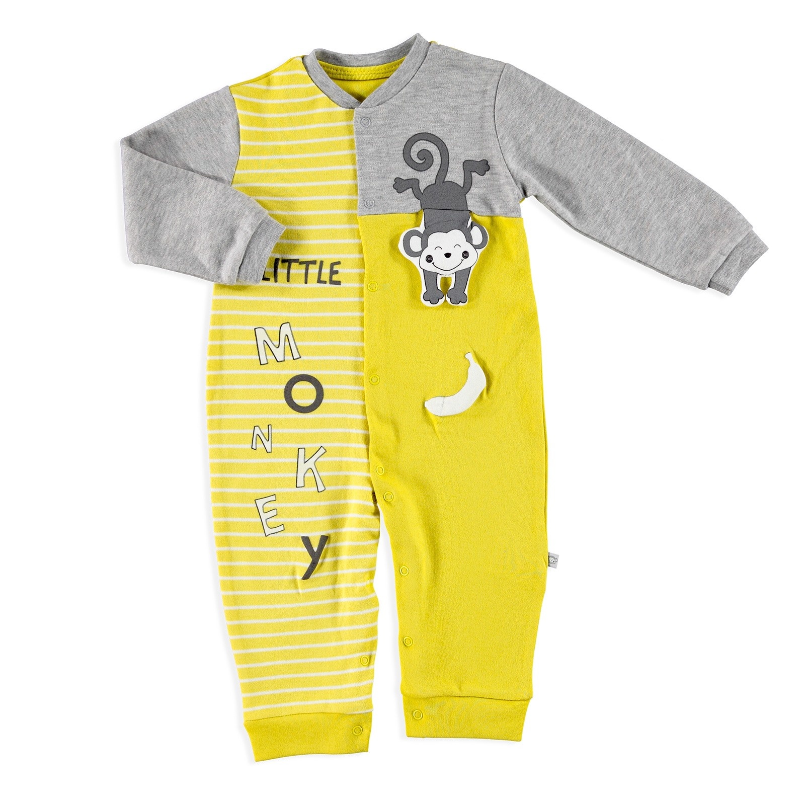 Mymio Fun Monkey Baby Footless Romper