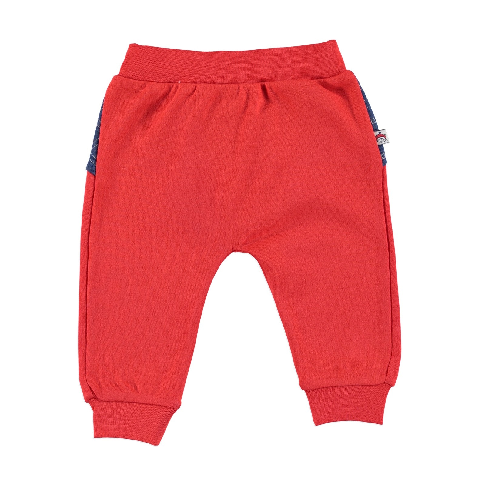 Mymio Skateboarder Bear Baby Interlock Figured Footless Pants