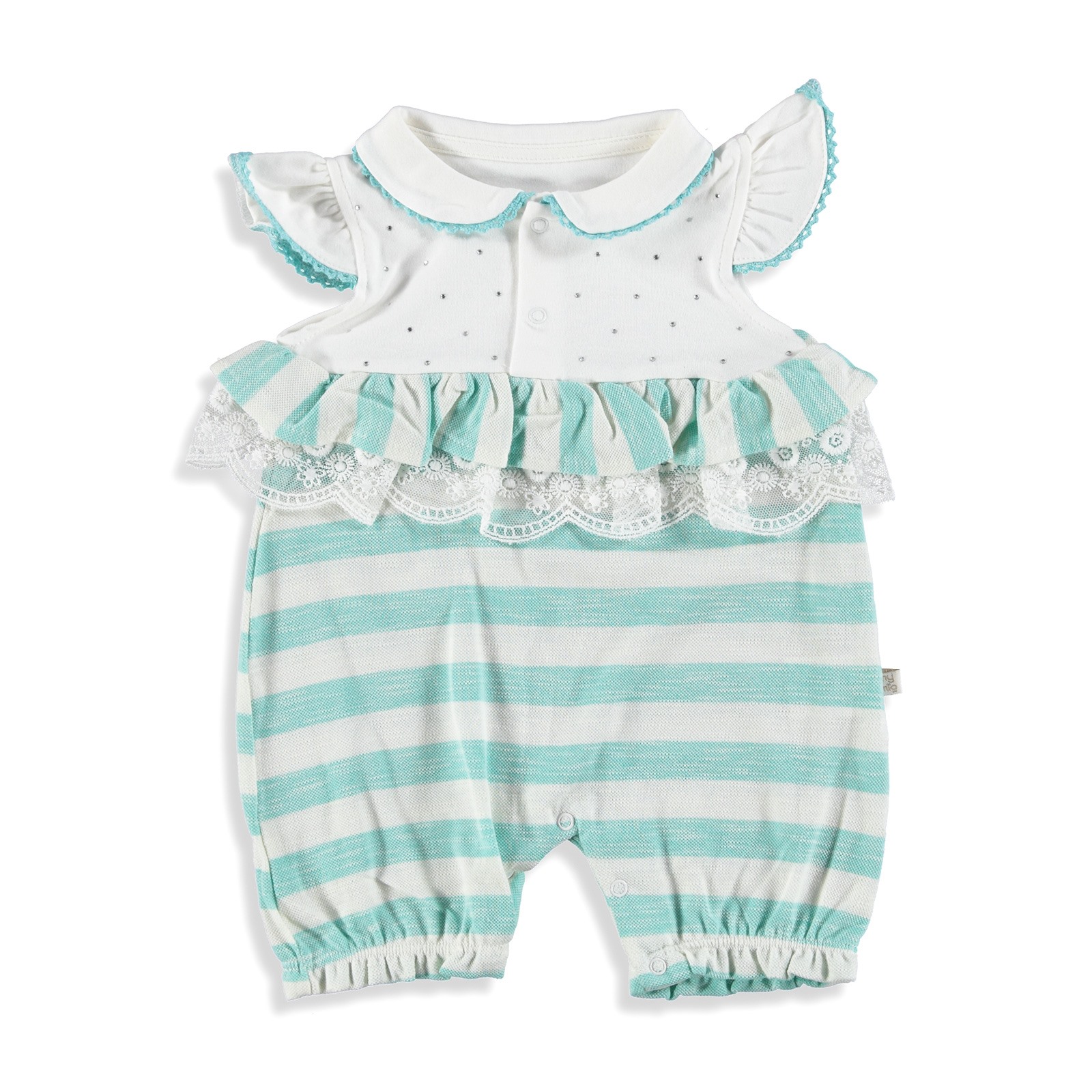 Mymio Striped Baby Jumpsuit