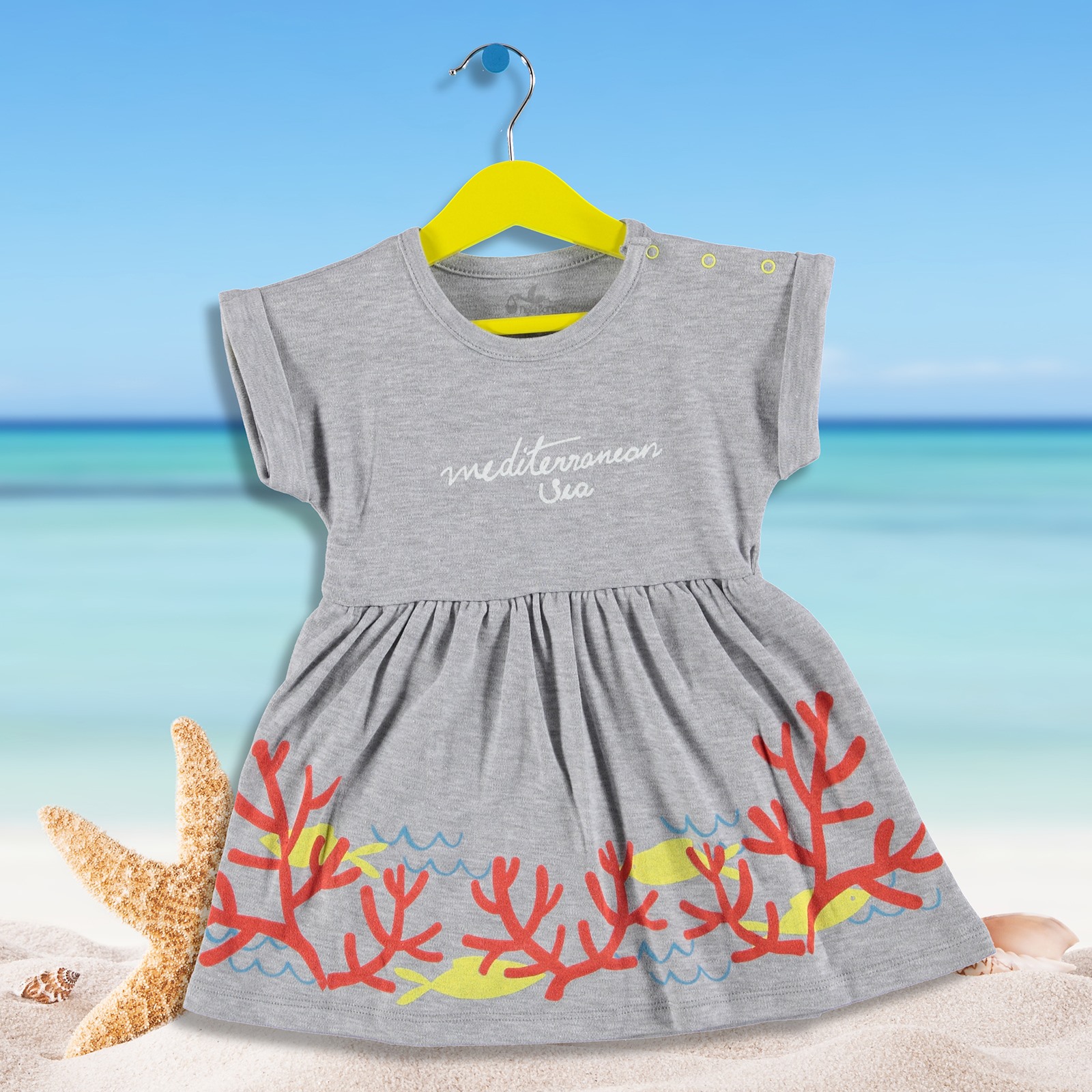 Newborn Fashion Club Fun Summer Baby Dress Bodysuit