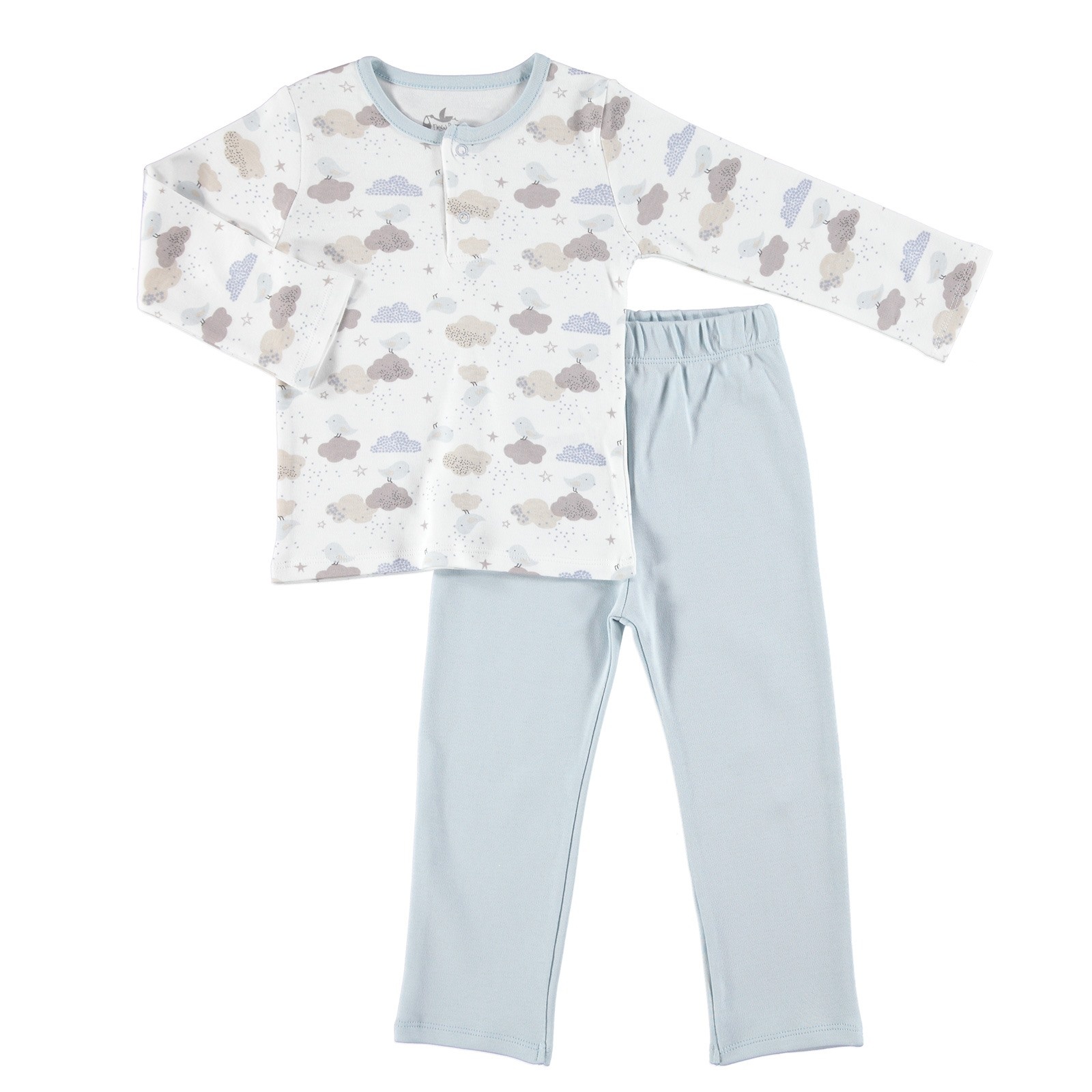 Newborn Fashion Club Fun Winter Baby Sweatshirt Footless Pants