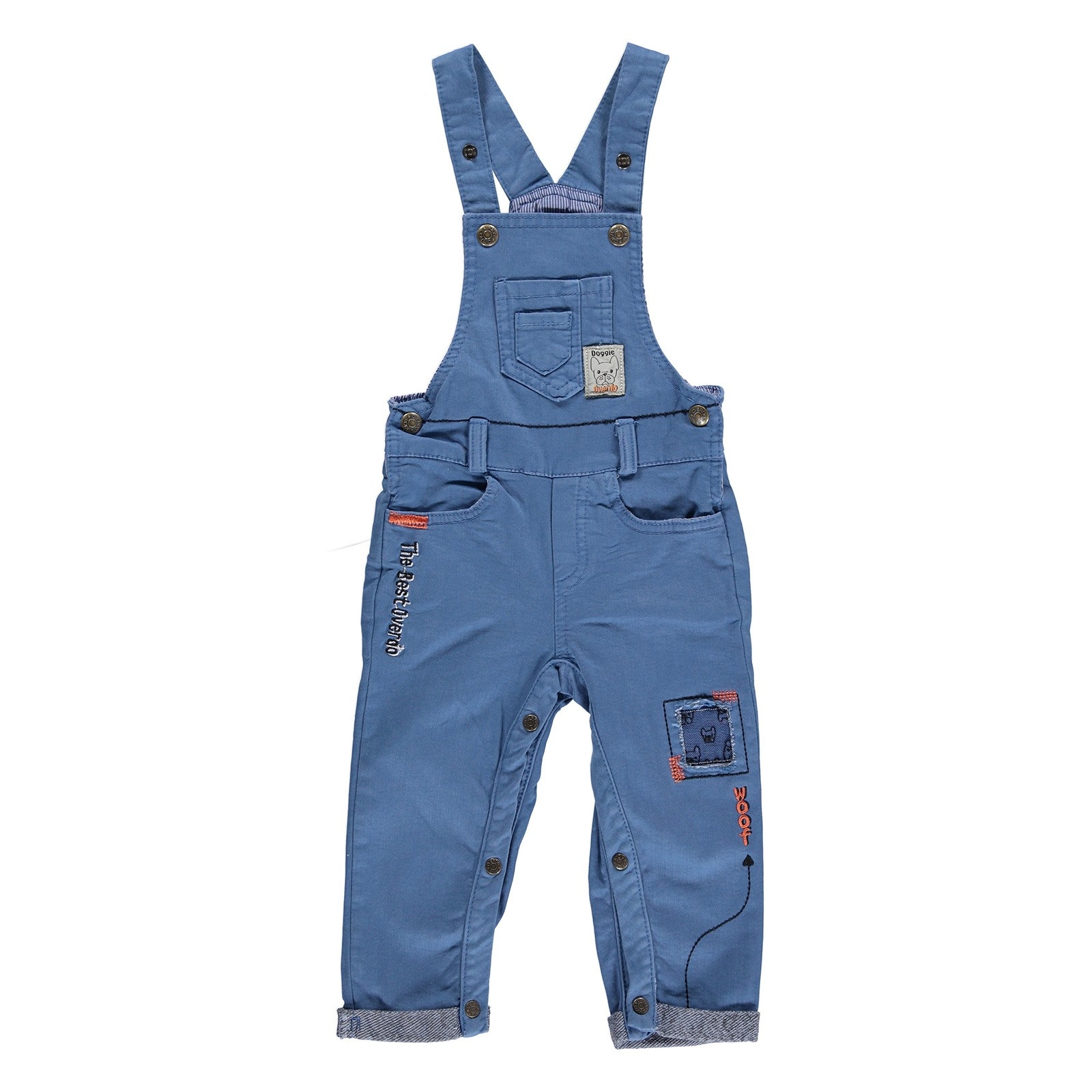 Overdo Colored Embroidered Baby Boy Jumpsuit