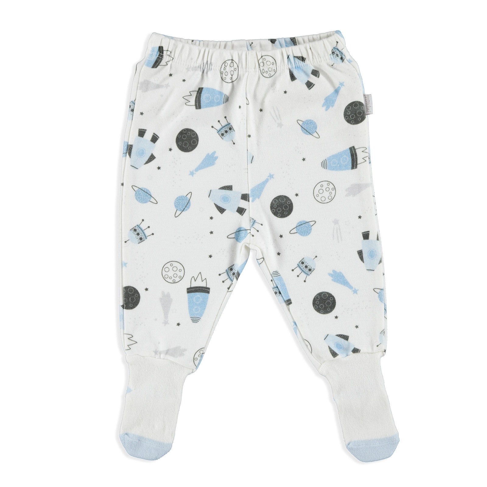 Premini Space Organic Baby Footed Trousers