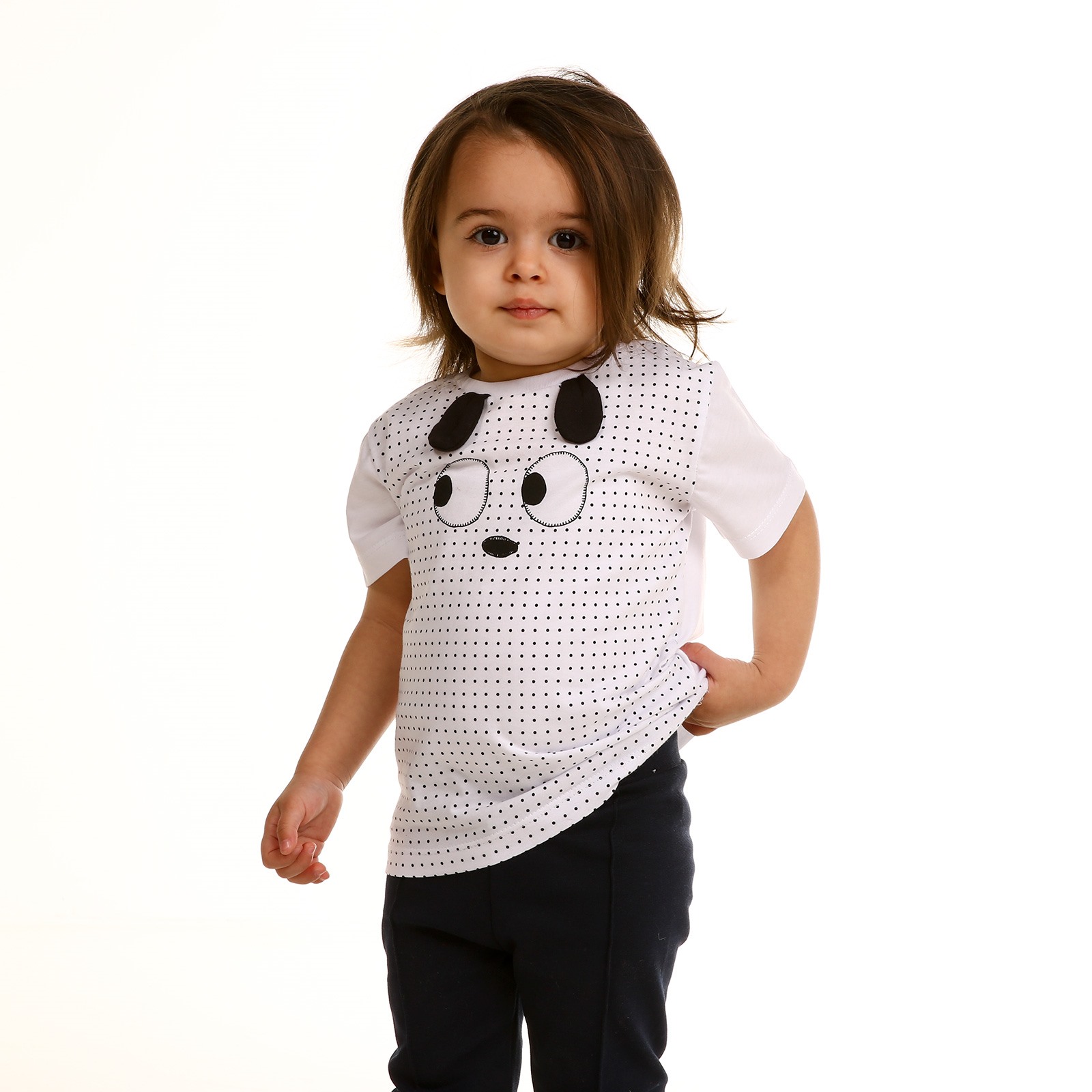 Tuffy Crew Neck Funny Ear Baby Tshirt